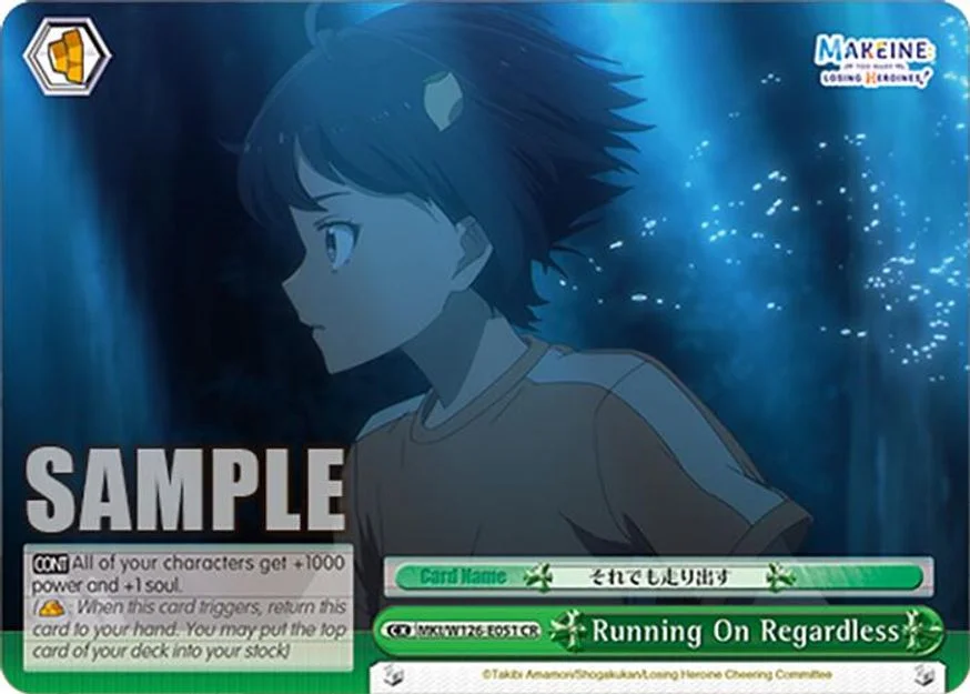 Running On Regardless 「MKI/W126-E051」「EN」