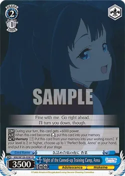 Night of the Canned-up Training Camp, Anna 「MKI/W126-E081」「EN」