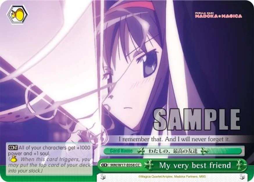 My very best friend 「MM/W17-E058」「EN」