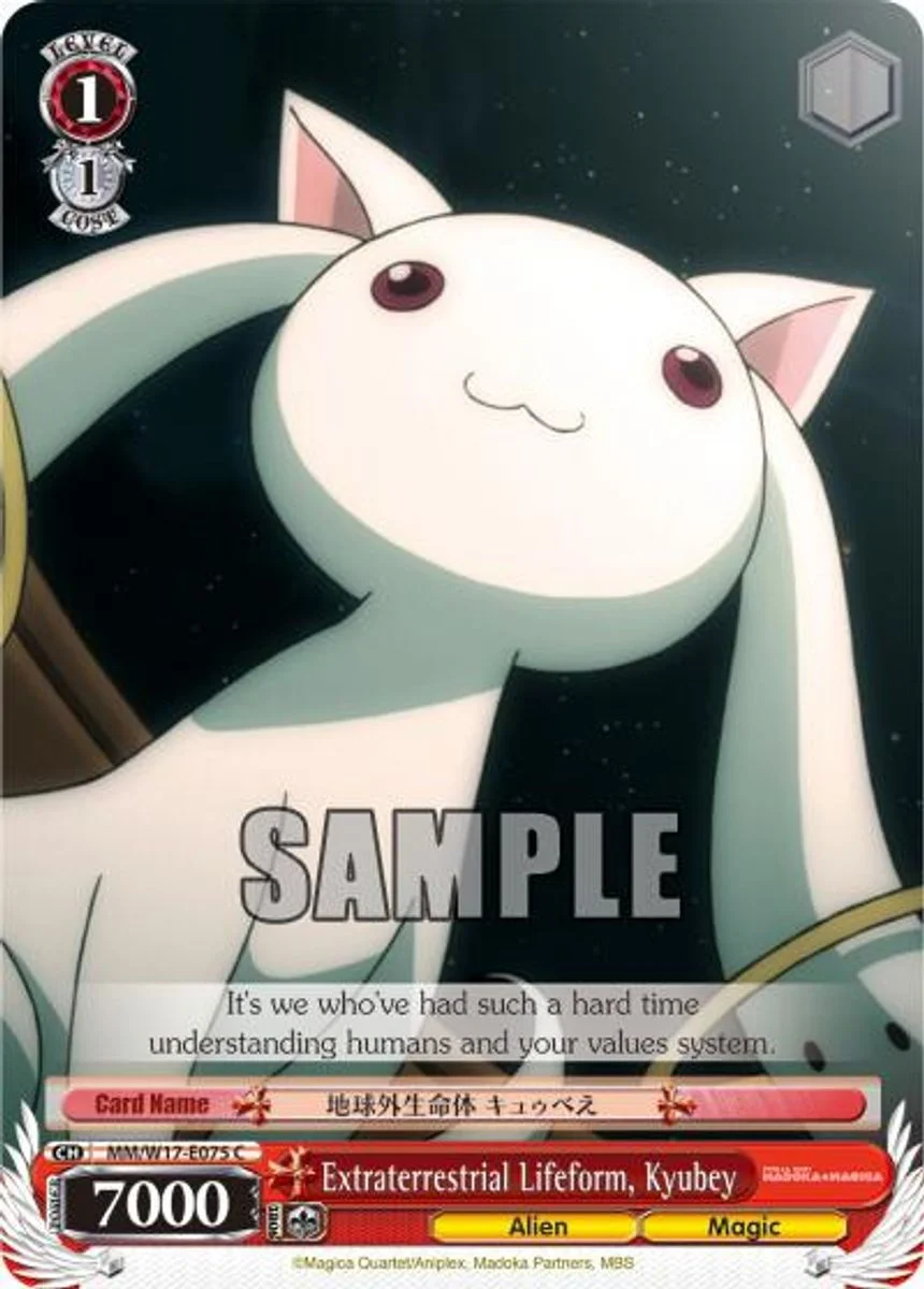 Extraterrestrial Lifeform, Kyubey 「MM/W17-E075」「EN」