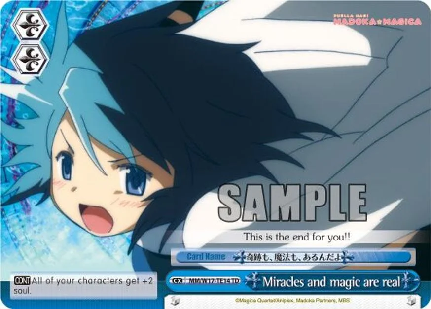 Miracles and magic are real 「MM/W17-TE14」「EN」