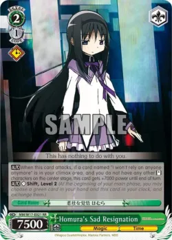 Homura's Sad Resignation #MM/W17-E021 · Weiss Schwarz