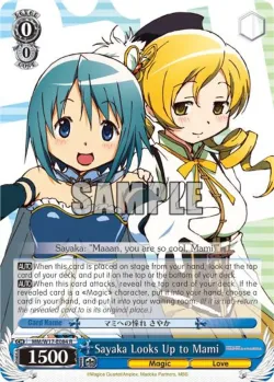Sayaka Looks Up to Mami 「MM/W17-E084」「EN」