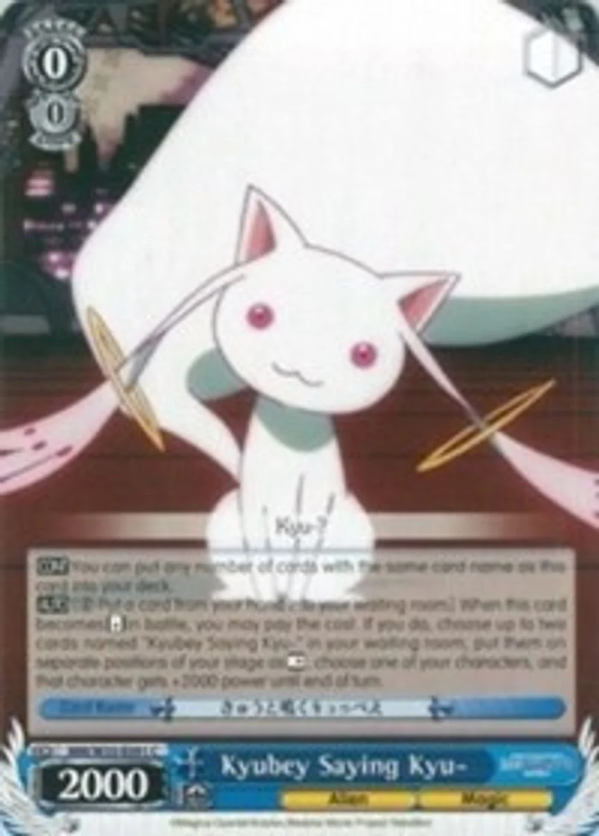 Kyubey Saying Kyu- 「MM/W35-E091」「EN」