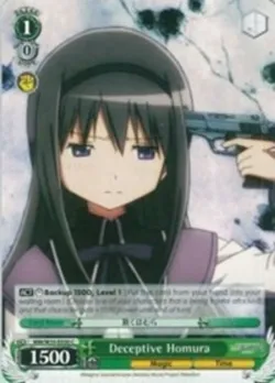 Deceptive Homura #MM/W35-E050 · Weiss Schwarz