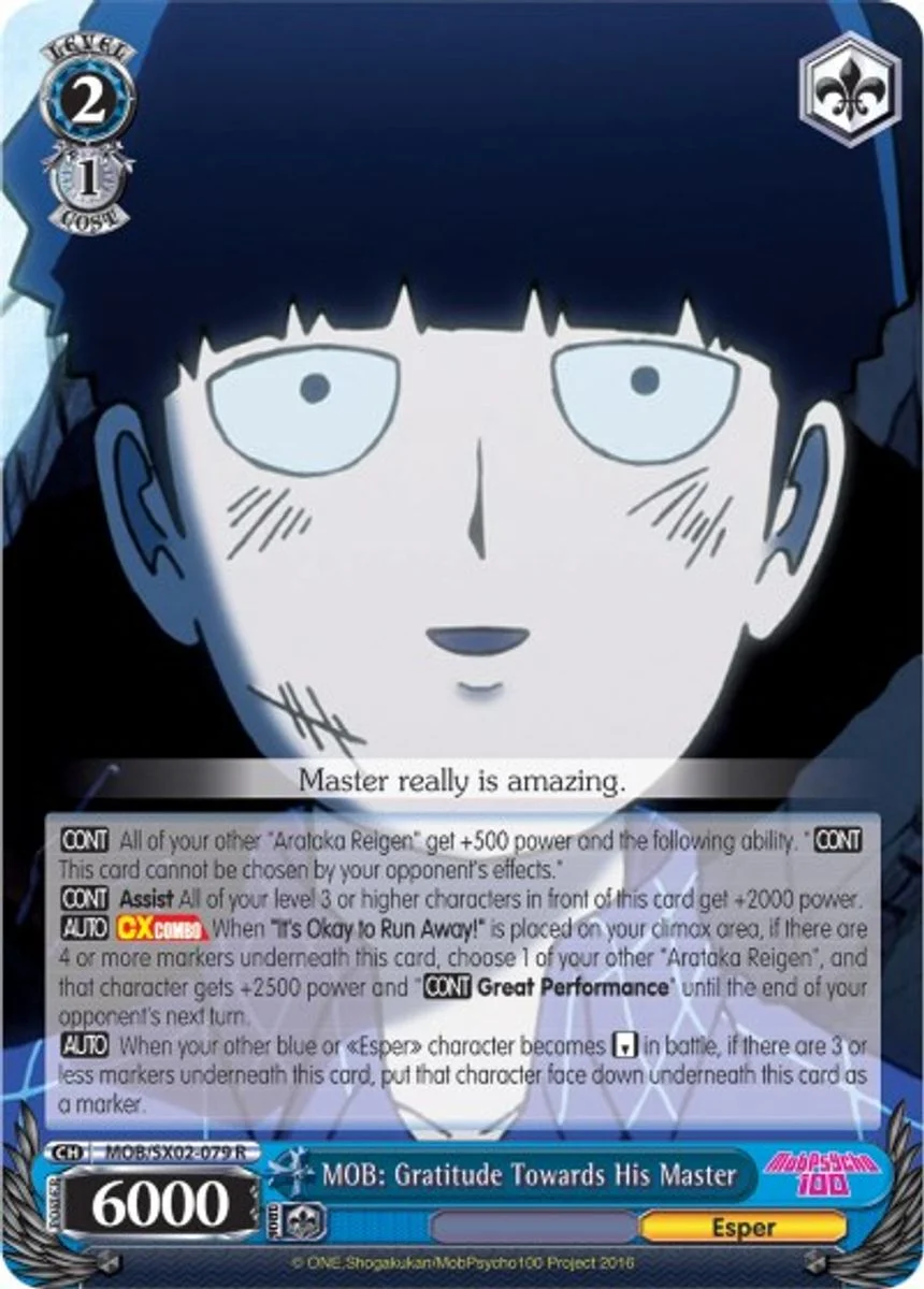 MOB: Gratitude Towards His Master 「MOB/SX02-079」「EN」