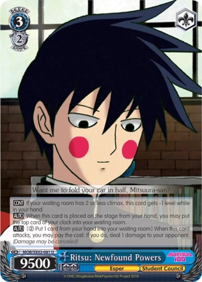 Ritsu: Newfound Powers 「MOB/SX02-081」「EN」