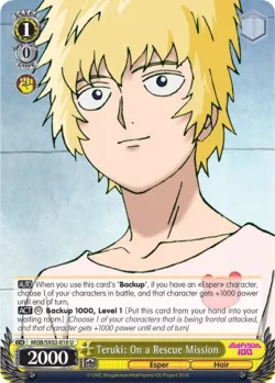 Teruki: On a Rescue Mission #MOB/SX02-010 · Weiss Schwarz