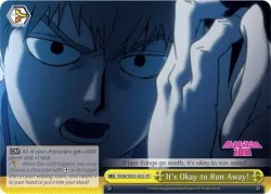It's Okay to Run Away! #MOB/SX02-022 · Weiss Schwarz
