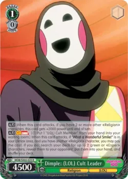 Dimple: (LOL) Cult Leader #MOB/SX02-025 · Weiss Schwarz