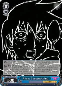 Ritsu: Concentrating 「MOB/SX02-073」「EN」
