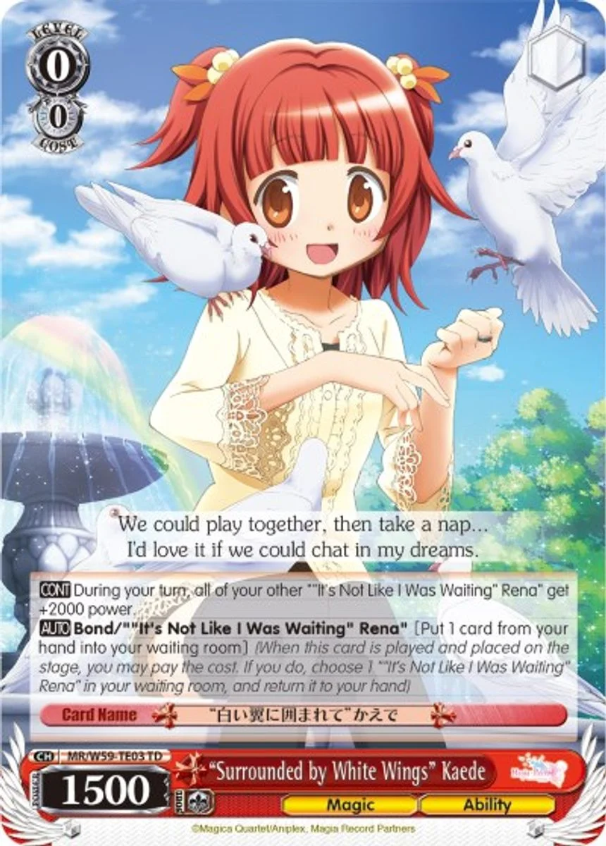 "Surrounded by White Wings" Kaede 「MR/W59-TE03」「EN」