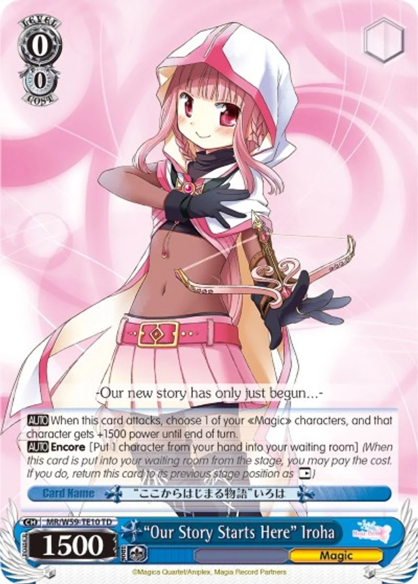 "Our Story Starts Here" Iroha 「MR/W59-TE10」「EN」