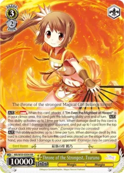 Throne of the Strongest, Tsuruno #MR/W59-E004 · Weiss Schwarz