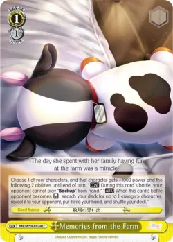 Memories from the Farm #MR/W59-E024 · Weiss Schwarz