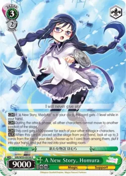 A New Story, Homura #MR/W59-E038 · Weiss Schwarz