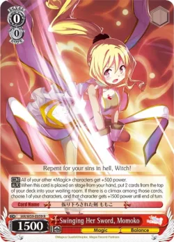 Swinging Her Sword, Momoko 「MR/W59-E059」「EN」