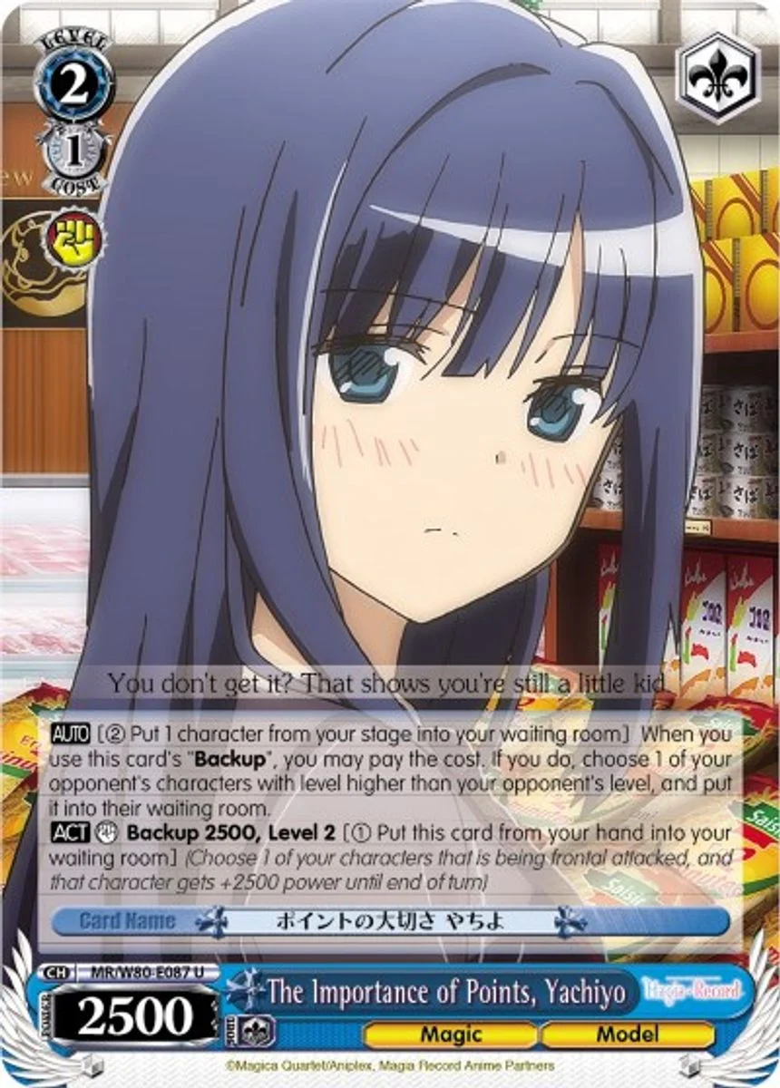 The Importance of Points, Yachiyo 「MR/W80-E087」「EN」