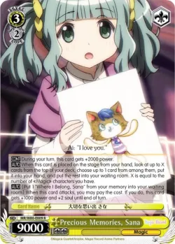Precious Memories, Sana #MR/W80-E009 · Weiss Schwarz