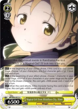 Magical Girl from Mitakihara City, Mami #MR/W80-E015 · Weiss Schwarz