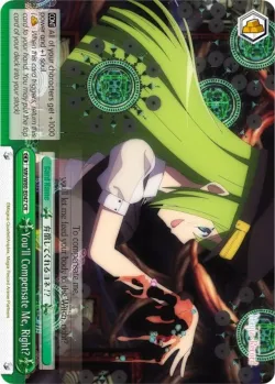 You'll Compensate Me, Right? #MR/W80-E047 · Weiss Schwarz