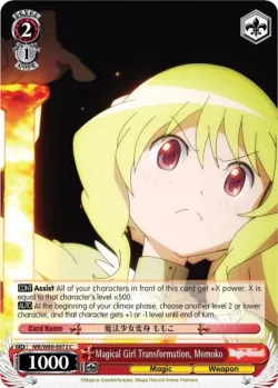 Magical Girl Transformation, Momoko 「MR/W80-E072」「EN」