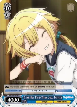 At Her Part-Time Job, Felicia 「MR/W80-E086」「EN」