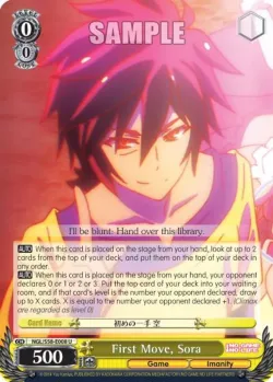 First Move, Sora #NGL/S58-E008 · Weiss Schwarz
