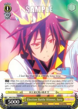 Election Battle Winner, Sora #NGL/S58-E009 · Weiss Schwarz