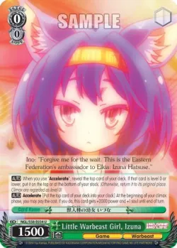 Little Warbeast Girl, Izuna #NGL/S58-E034 · Weiss Schwarz