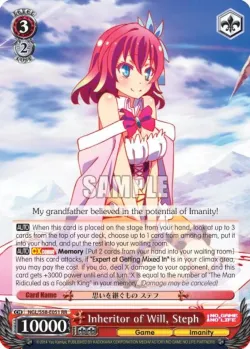 Inheritor of Will, Steph #NGL/S58-E051 · Weiss Schwarz