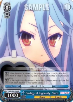 Prodigy of Ingenuity, Shiro 「NGL/S58-E082」「EN」