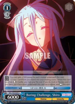 Boring Challenge, Shiro 「NGL/S58-E093」「EN」