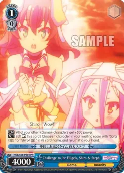 Challenge to the Flügels, Shiro & Steph 「NGL/S58-PE01」「EN」