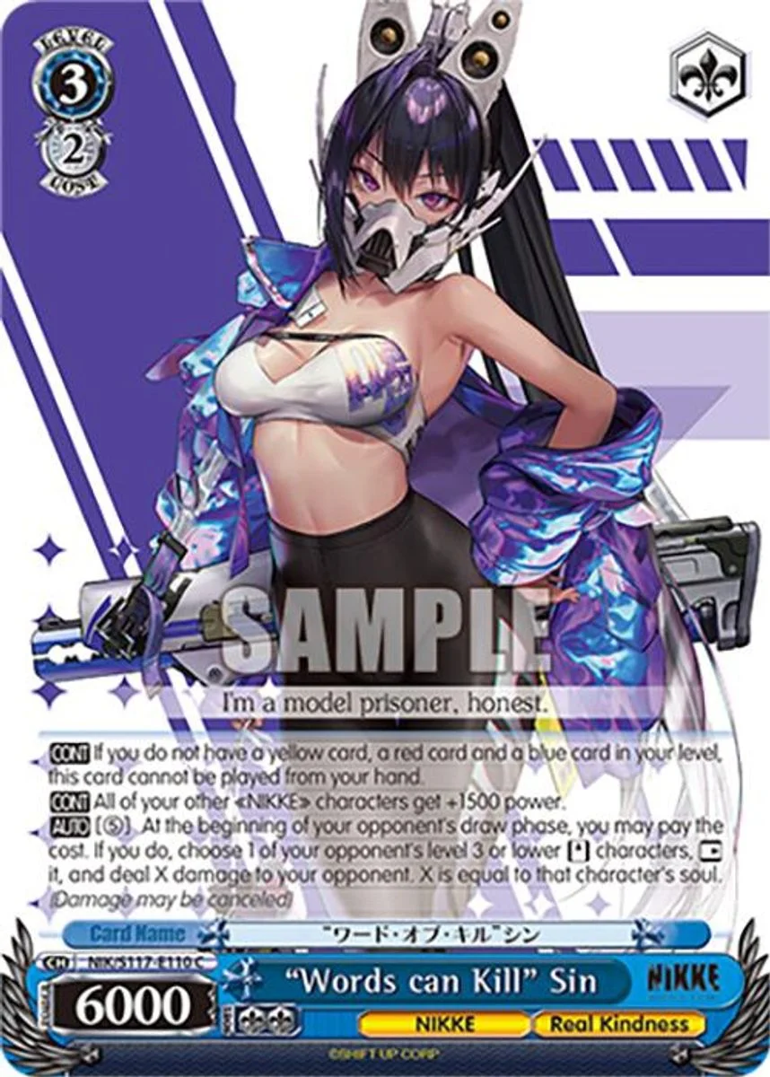 “Words can Kill” Sin 「NIK/S117-E110」「EN」