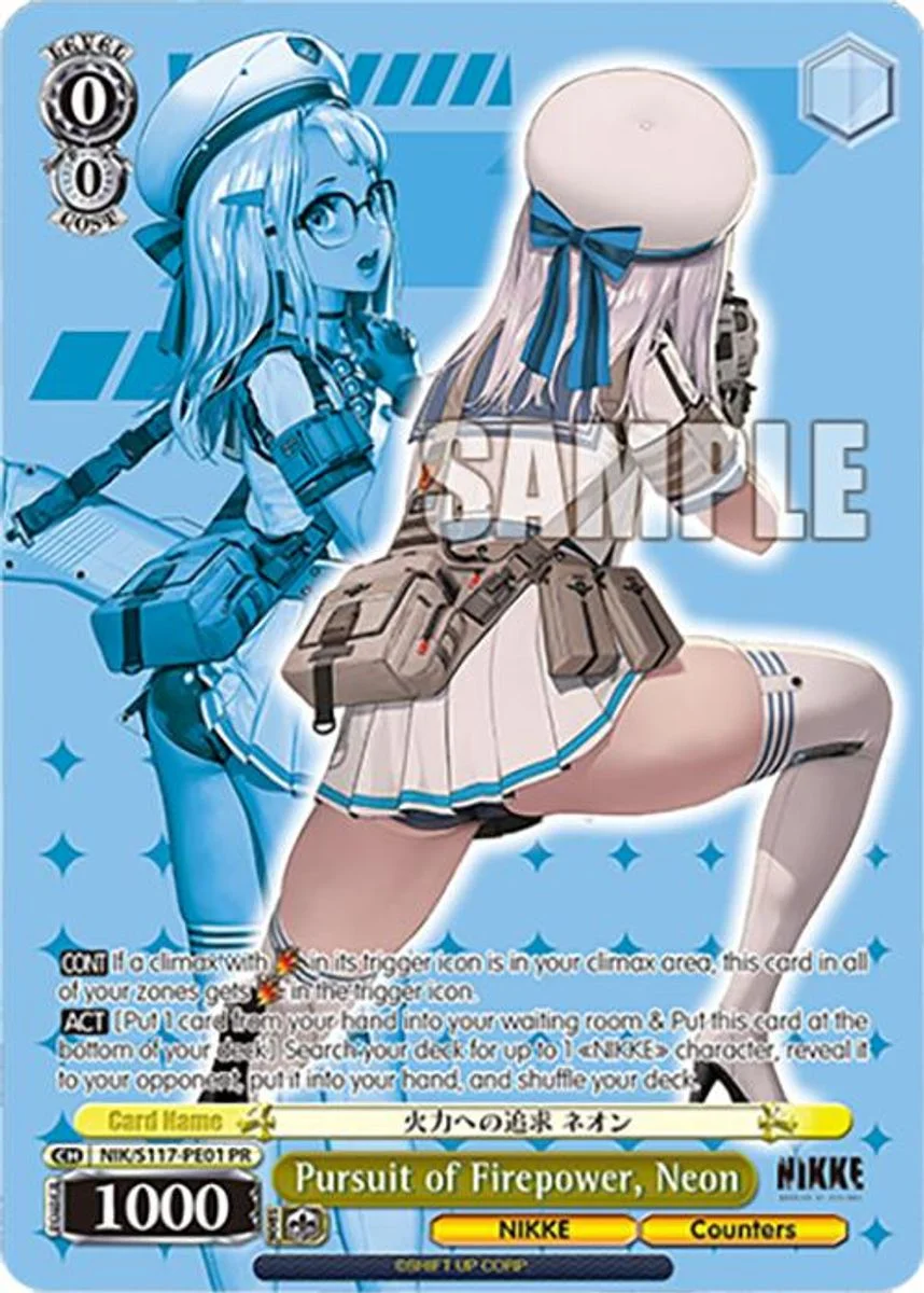 Pursuit of Firepower, Neon 「NIK/S117-PE01」「EN」