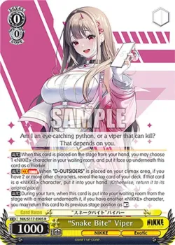 “Snake Bite” Viper #NIK/S117-E005 · Weiss Schwarz