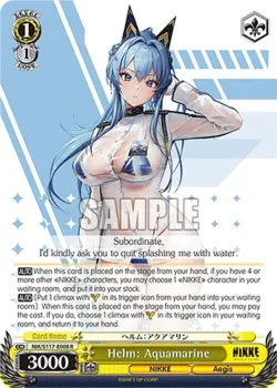 Helm: Aquamarine #NIK/S117-E008 · Weiss Schwarz