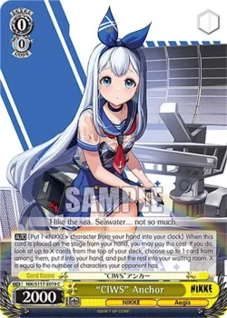 “CIWS” Anchor #NIK/S117-E019 · Weiss Schwarz