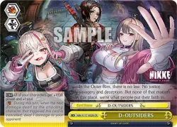 D-OUTSIDERS #NIK/S117-E028 · Weiss Schwarz
