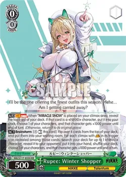 Rupee: Winter Shopper #NIK/S117-E030 · Weiss Schwarz