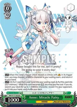 Anne: Miracle Fairy #NIK/S117-E034 · Weiss Schwarz