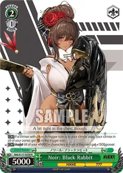 Noir: Black Rabbit #NIK/S117-E038 · Weiss Schwarz