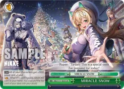 MIRACLE SNOW #NIK/S117-E055 · Weiss Schwarz