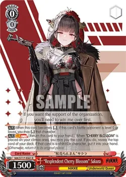 “Resplendent Cherry Blossom” Sakura #NIK/S117-E061 · Weiss Schwarz