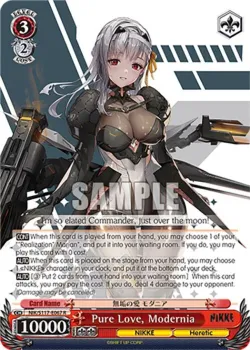 Pure Love, Modernia #NIK/S117-E067 · Weiss Schwarz