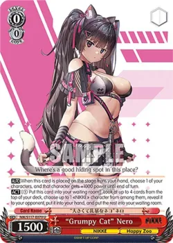 “Grumpy Cat” Nero 「NIK/S117-E070」「EN」