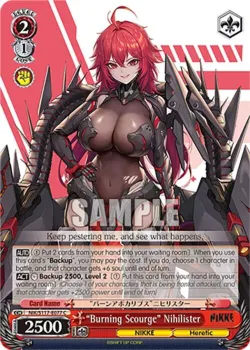 “Burning Scourge” Nihilister 「NIK/S117-E077」「EN」