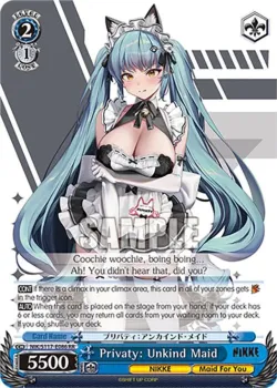 Privaty: Unkind Maid 「NIK/S117-E086」「EN」