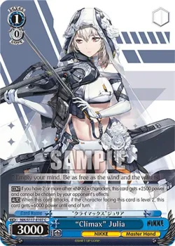 “Climax” Julia 「NIK/S117-E107」「EN」